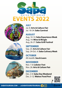 2022 Saba Events Calendar
