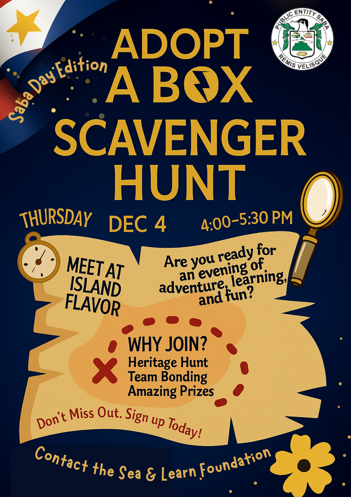 ADOPT A BOX SCAVENGER HUNT